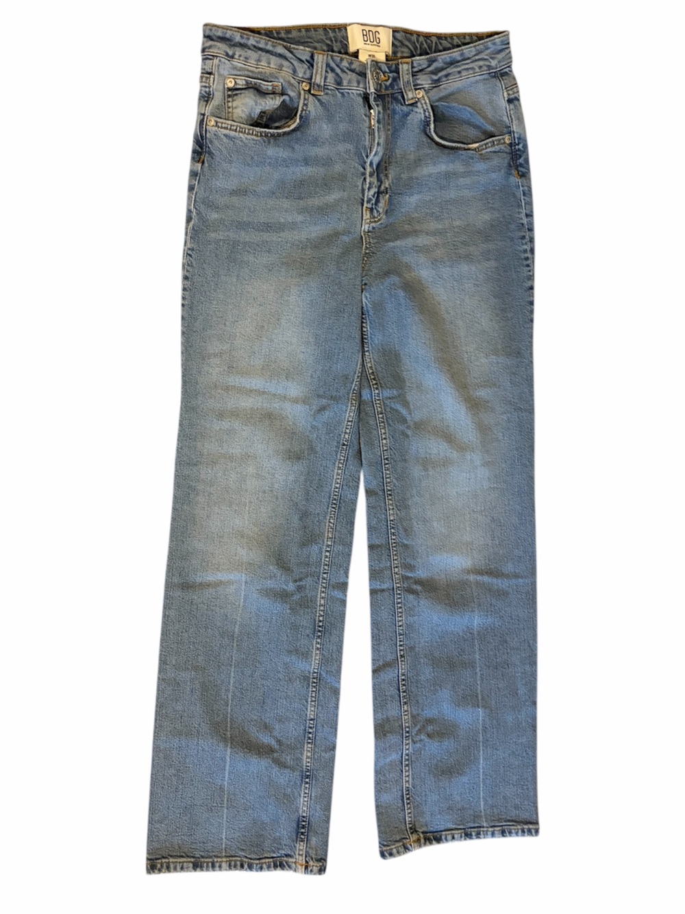 BDG Urban Outfitters High Rise Straight Leg Jeans‎ Medium Wash Denim W31 (12)